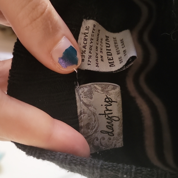 Black & Grey Striped Daytrip Cardigan - Picture 7 of 8